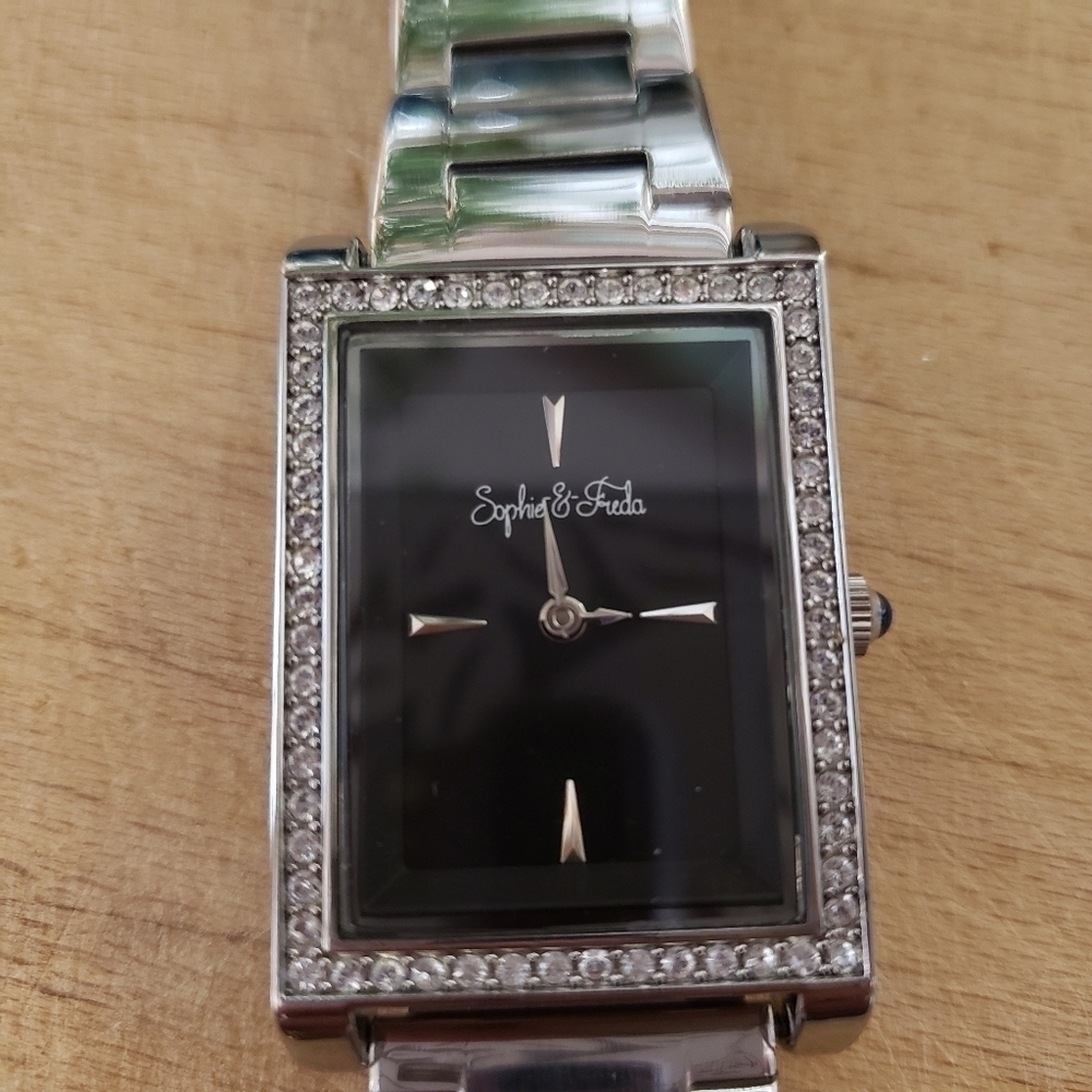 𝅺Sophie & Freda Women's Wilmington Watch Never Worn Works Tested New Battery.